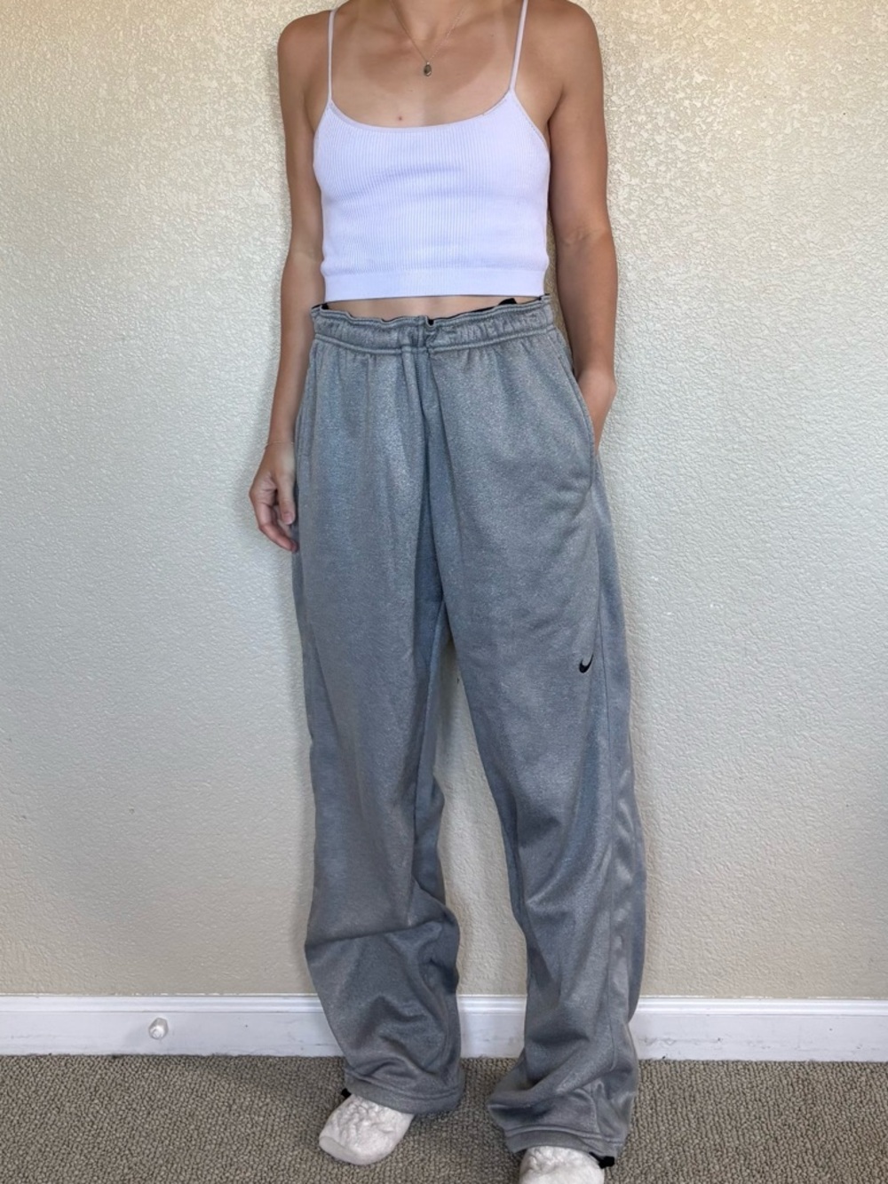 Grey Nike Thermafit Sweats